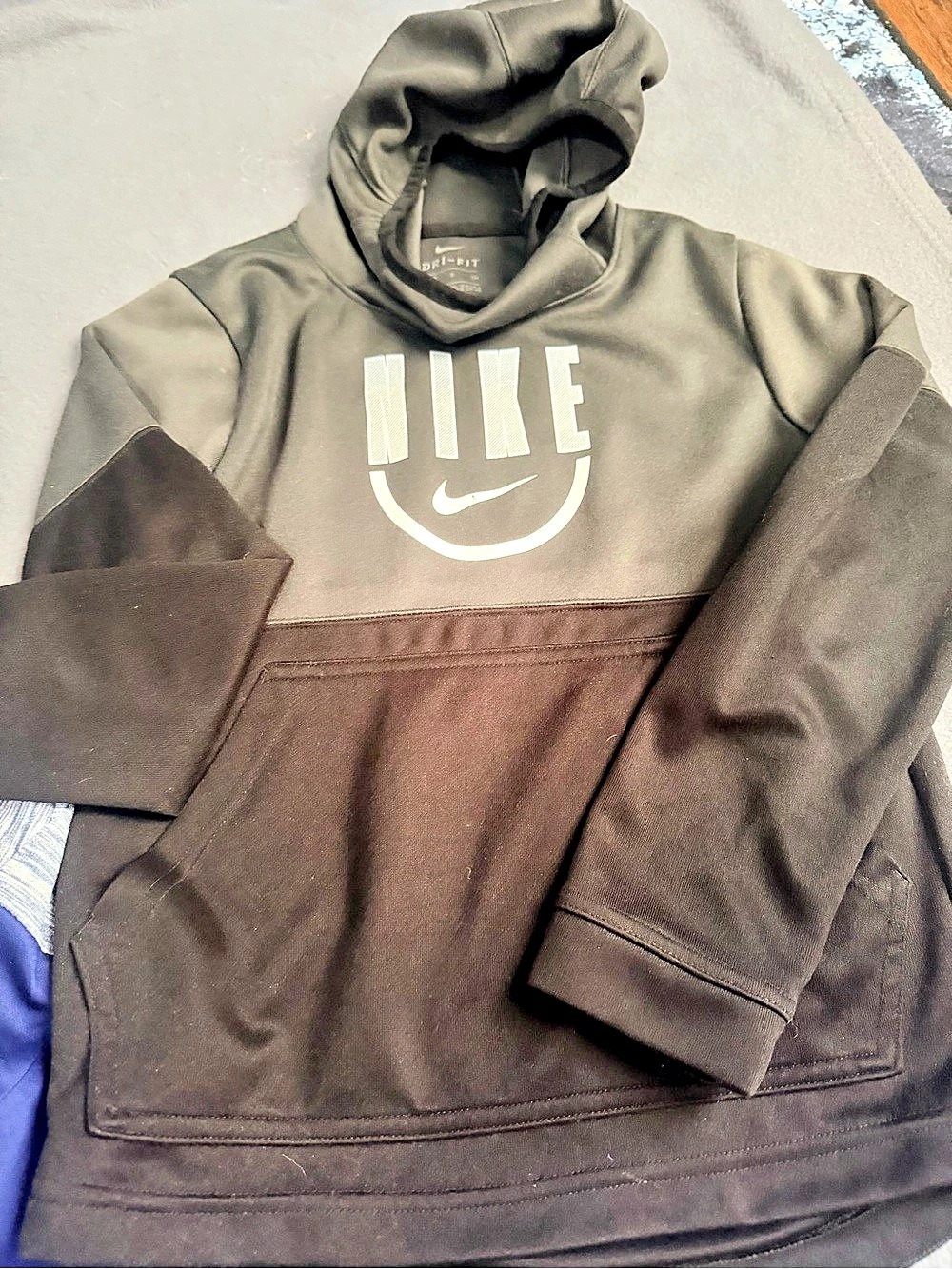 Nike Hoodies Black & Blue Size Small Like New